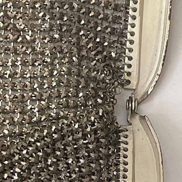 Vintage 1920s Whiting and Davis Mesh Chainlink Flapper Purse Bag - Picture 12 of 13
